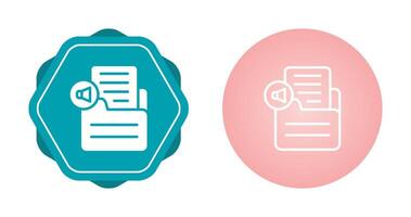 Document Insert Audio Vector Icon