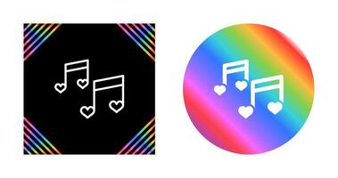 Romantic music Vector Icon