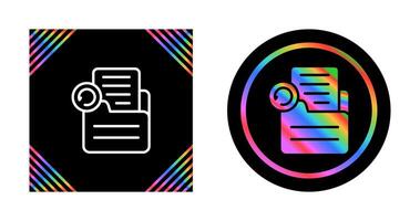 Document Undo Vector Icon