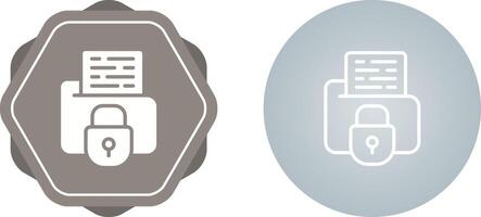 Secure Folder Vector Icon