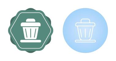 Trash bin Vector Icon