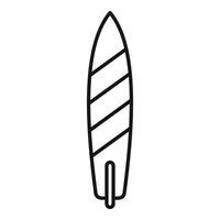 Beach surfboard icon outline vector. People protection vector