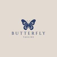 AI generated Butterfly logo icon design vector