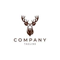 AI generated Deer logo vector icon design template