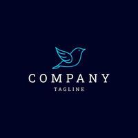 AI generated Bird logo design icon template vector