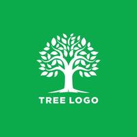 ai generado resumen árbol de vida logo. orgánico naturaleza símbolo. árbol rama con hoja signo. natural planta diseño elemento emblema. vector ilustración.