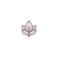 AI generated Abstract leaf icon logo design vector