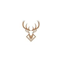 AI generated Deer logo vector icon design template