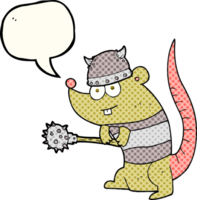 comico libro discorso bolla cartone animato ratto guerriero png