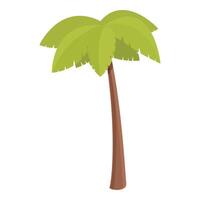 Palm tree landmark icon cartoon vector. Myanmar country vector