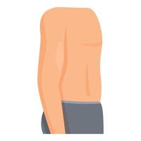 Care body slim fit icon cartoon vector. Human health vector