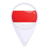 Belarus location map icon cartoon vector. World border vector