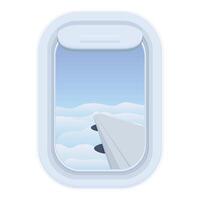 Atmosphere outside air icon cartoon vector. Sky travel vector