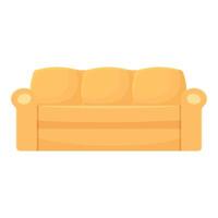 Coziness furniture icon cartoon vector. Office comfort vector