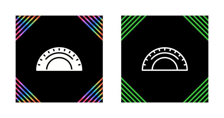 Protractor Vector Icon