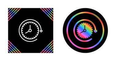 Clock with arrow Vector Icon