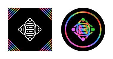 Cluster Server Vector Icon