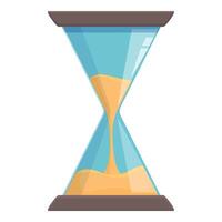 Dial image hourglass icon cartoon vector. Waiting loading vector