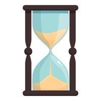 juego reloj de arena Temporizador icono dibujos animados vector. marcar imagen vector