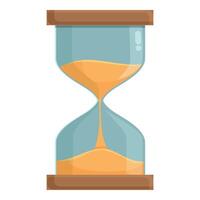 Sand clock icon cartoon vector. Digital design vector