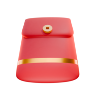 3D Rendering Chinese Red Envelope png