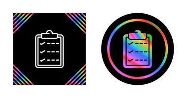 Task list with checkmarks Vector Icon