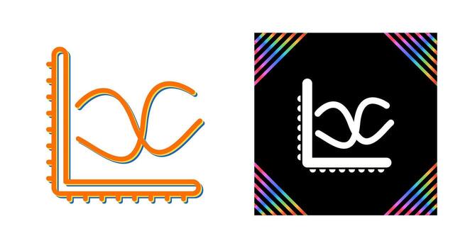 icono de vector de gráfico