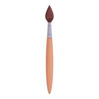 Paint art brush icon cartoon vector. Crafting area vector