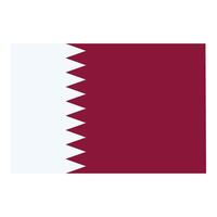 Qatar country flag icon cartoon vector. Patriotic city vector