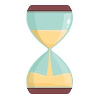 Sand clock alarm icon cartoon vector. Web dial image vector