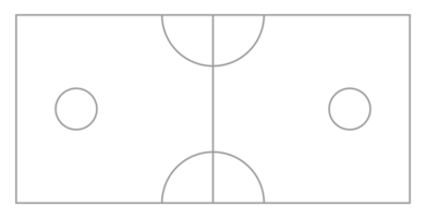 layout domstol av 'sepak takraw', är en fot volleyboll spel, ganska bokstavligen betyder 'till sparka en rotting boll', sport inföding den där har sitt ursprung i sydöst Asien. formatera png