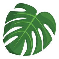 Greenery plant icon cartoon vector. Leaf tropical plant vector