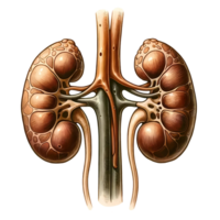 ai gegenereerd menselijk organen anatomie voor biologie medisch onderwijs png