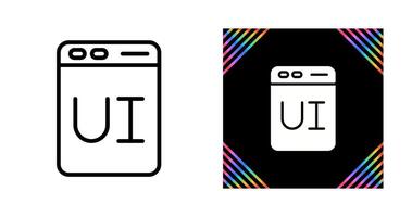 User Interface Design Vector Icon