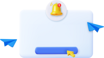 Notification 3D icon. png