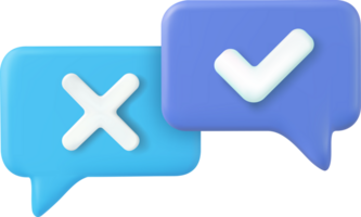 tick check mark and cross mark symbols png