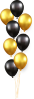 or noir des ballons png