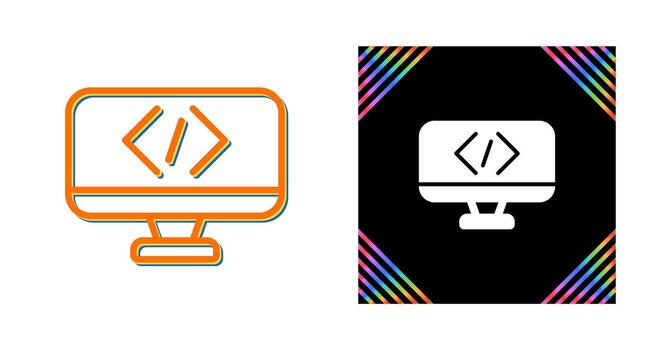 Coding Vector Icon