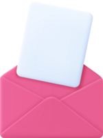 Envelope with paper documents icon. png