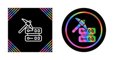 Data Mining Vector Icon
