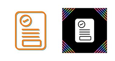 Document Approval Vector Icon