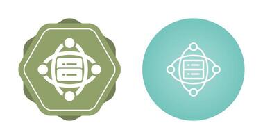 Cluster Server Vector Icon