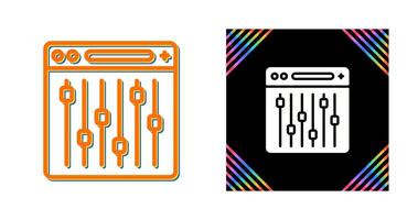 icono de vector de configuración