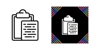 Document Paste Vector Icon