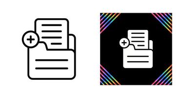 Document Add Vector Icon
