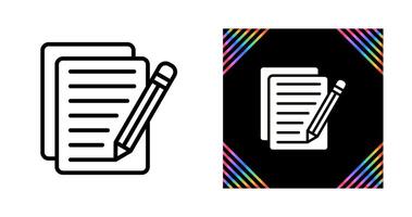 Document Edit Vector Icon