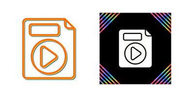 Video File Vector Icon