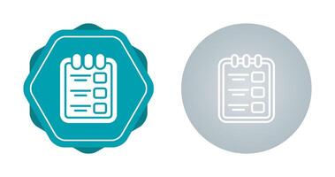 tarea lista con portapapeles vector icono