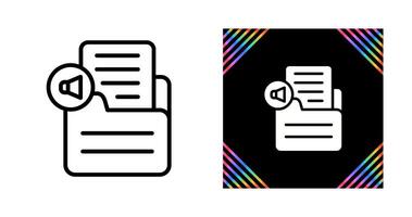 Document Insert Audio Vector Icon