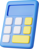 ícone de calculadora 3D png